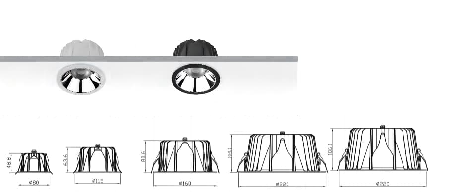 Cayenne Series Waterproof Downlights - 5