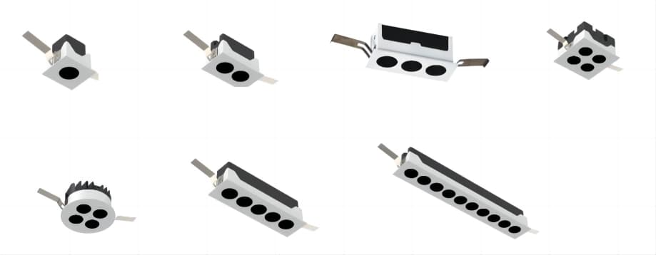 Recessed Linear Spot Lights - 4