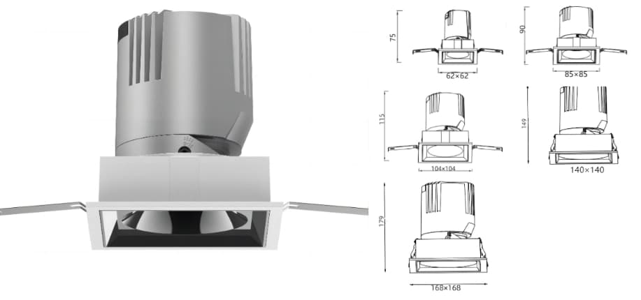 Taurus Series Pro Hotel Spot Lights - 4