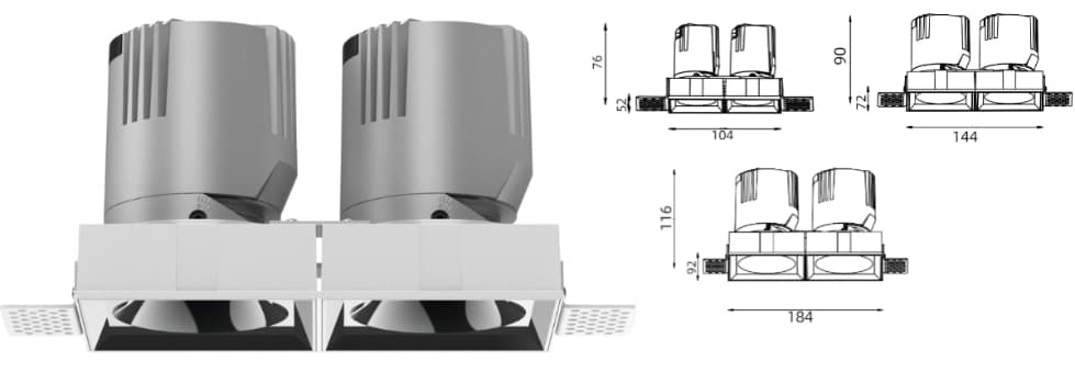 Taurus Series Pro Hotel Spot Lights - 4