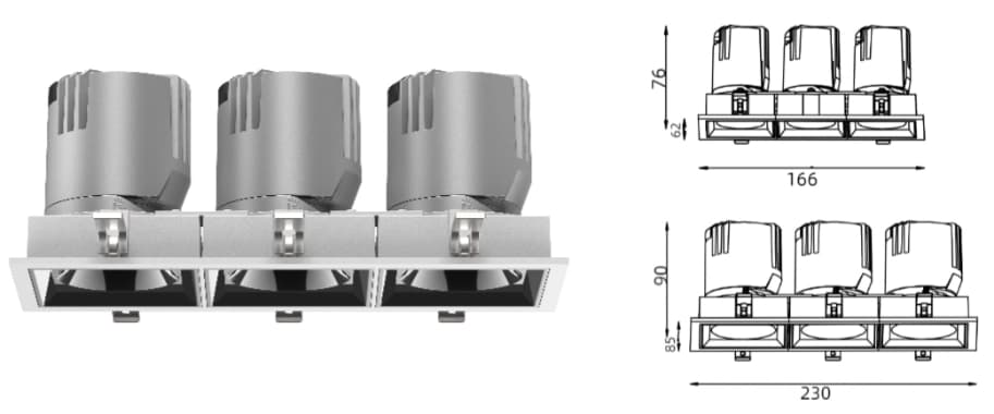 Taurus Series Pro Hotel Spot Lights - 4